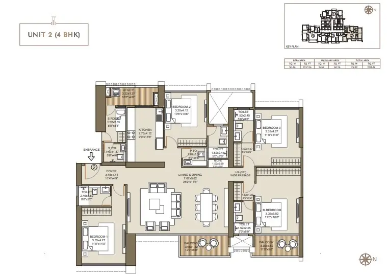 The Gateway by L&T floor plan 2