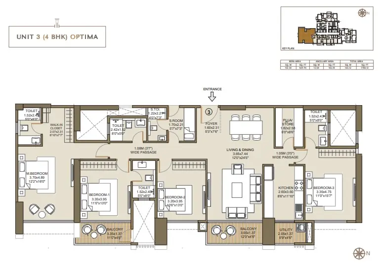 The Gateway by L&T floor plan 4