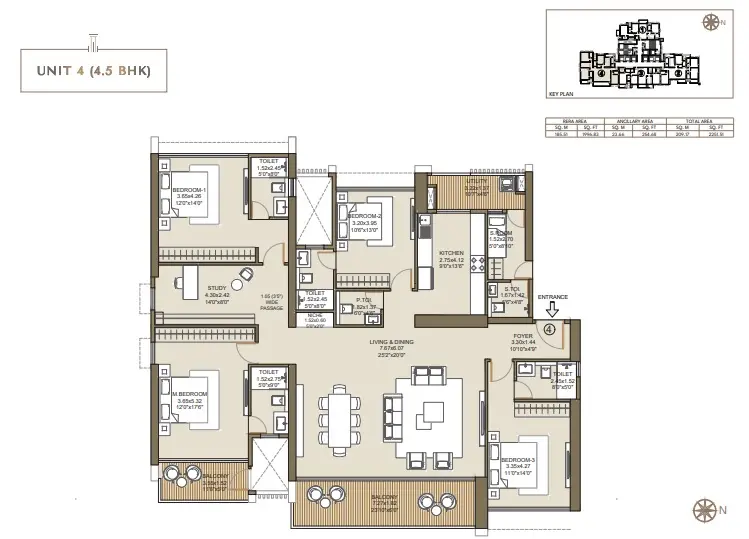 The Gateway by L&T floor plan 7