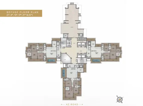 4 BHK 81 Aureate Bandra floor plan 2