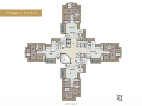 4 BHK 81 Aureate Bandra floor plan 4