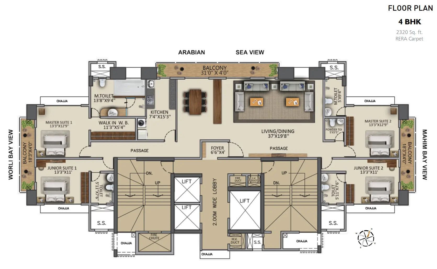 Vraj Tiara floor plan 2