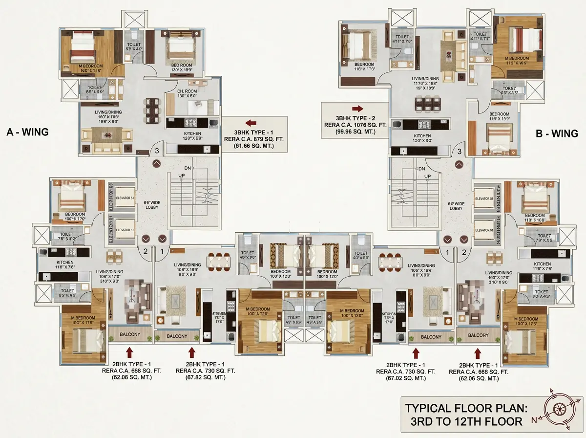 Aaradhya Onepark floor plan 1