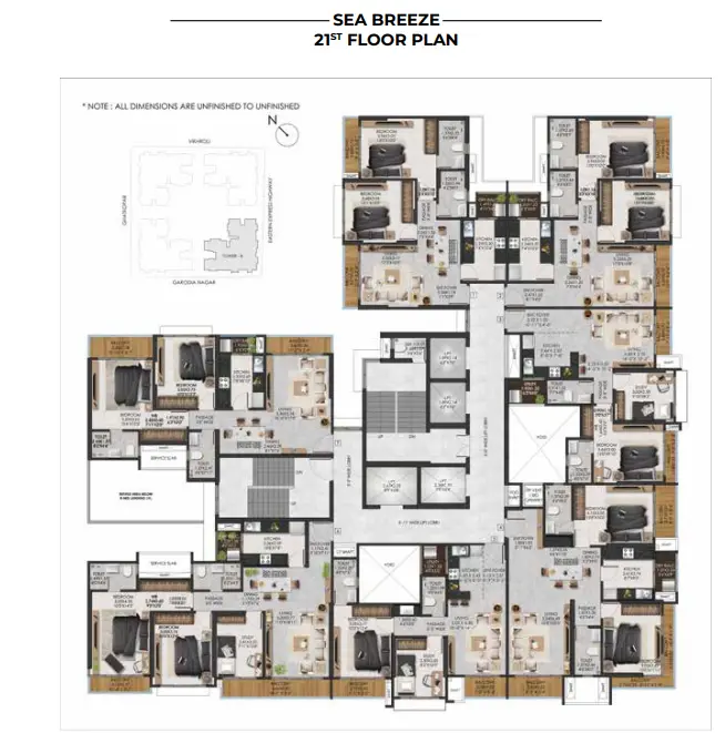Adani The Views floor plan 2