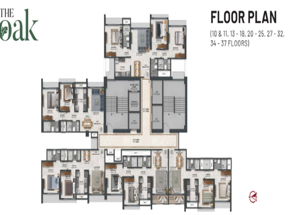 Agarwal Floresta floor plan 1