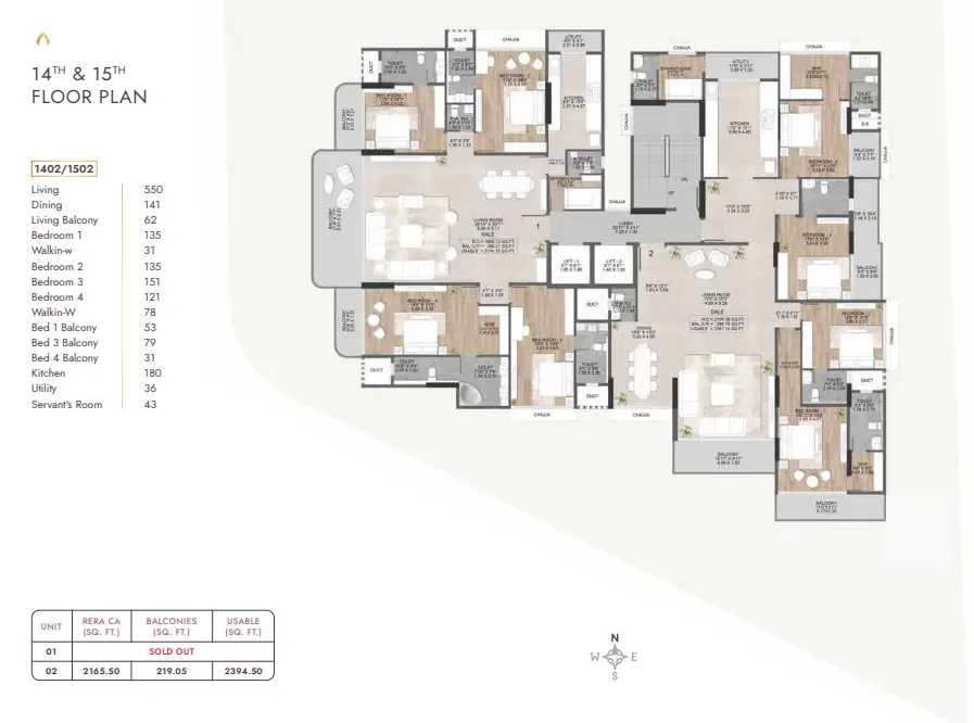 Atlantis Khar West floor plan 1