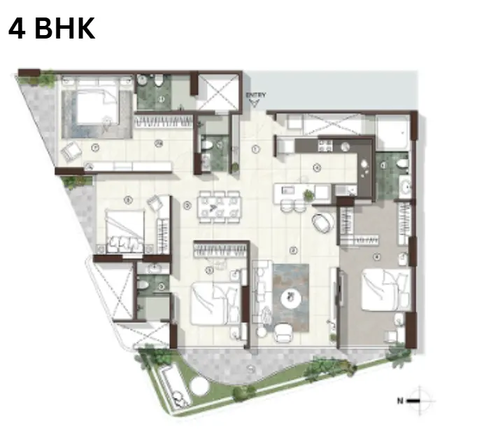 Avant Park West floor plan 3