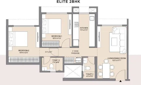 Chandak Sarvam floor plan 1