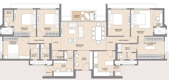 Chandak Sarvam floor plan 3