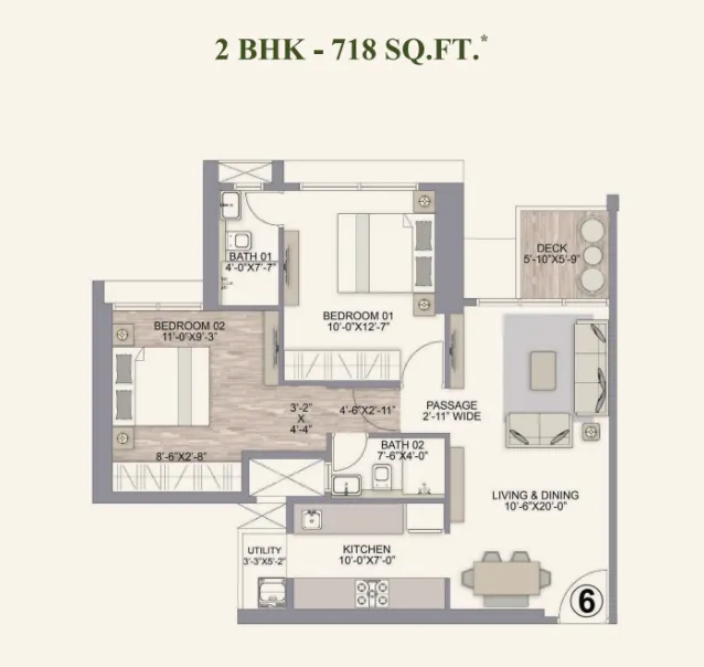 Chandak Treesourus floor plan 1
