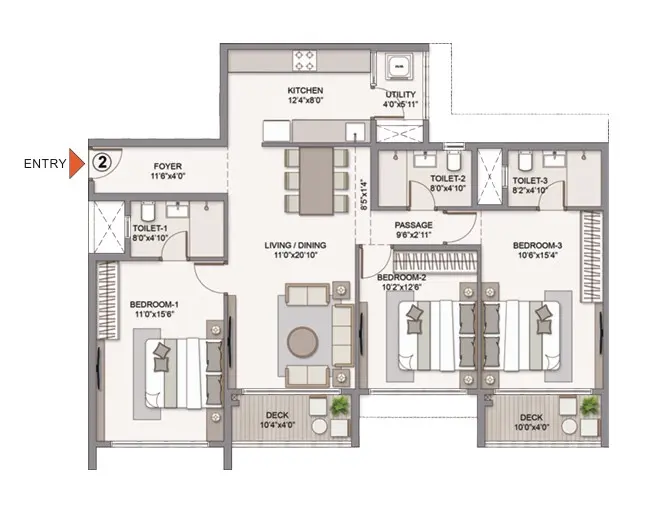 Chandak Vansham floor plan 2