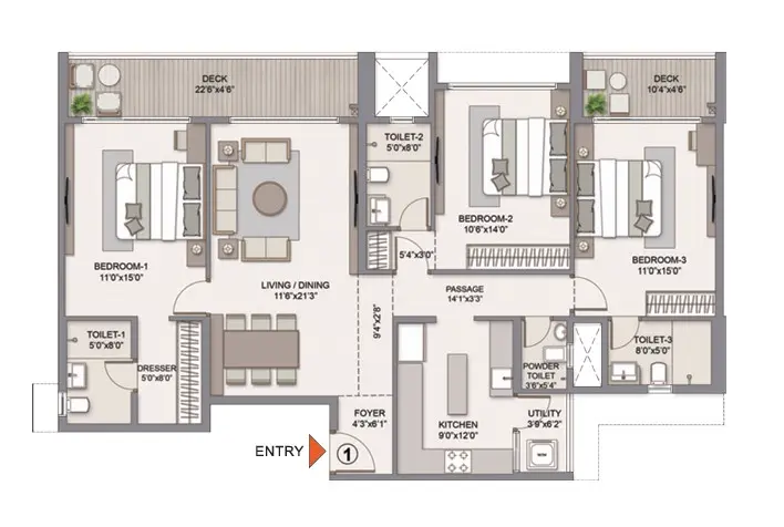Chandak Vansham floor plan 5