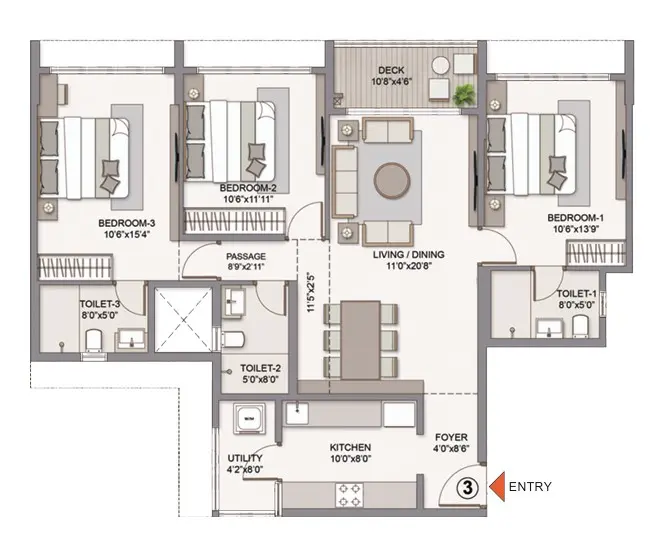 Chandak Vansham floor plan 6