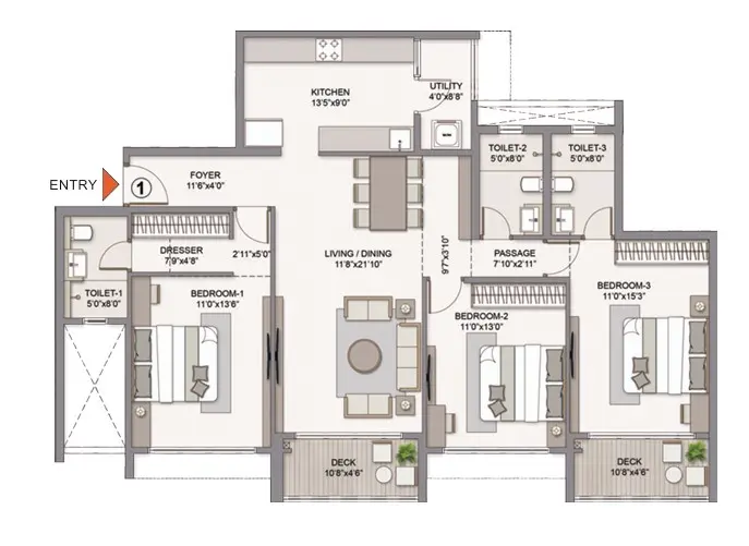 Chandak Vansham floor plan 7