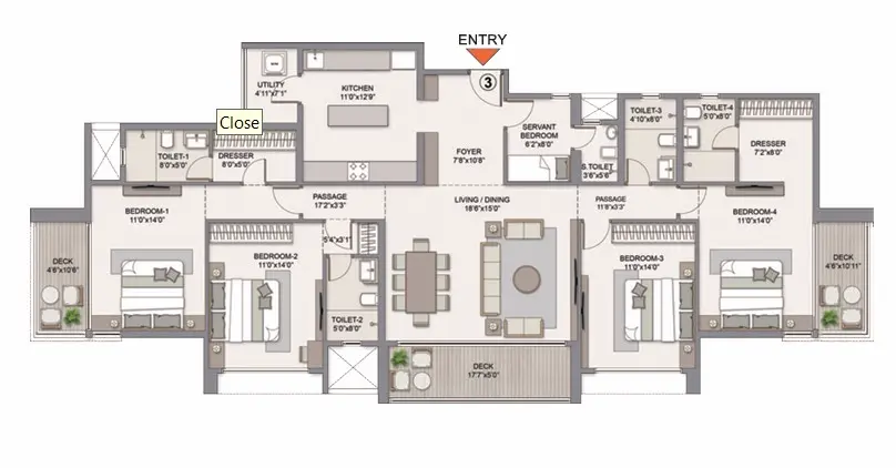 Chandak Vansham floor plan 8