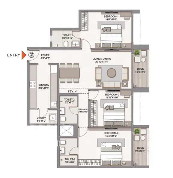 Chandak Vansham floor plan 12