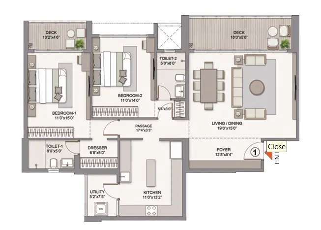 Chandak Vansham floor plan 13