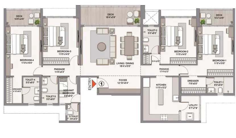 Chandak Vansham floor plan 16