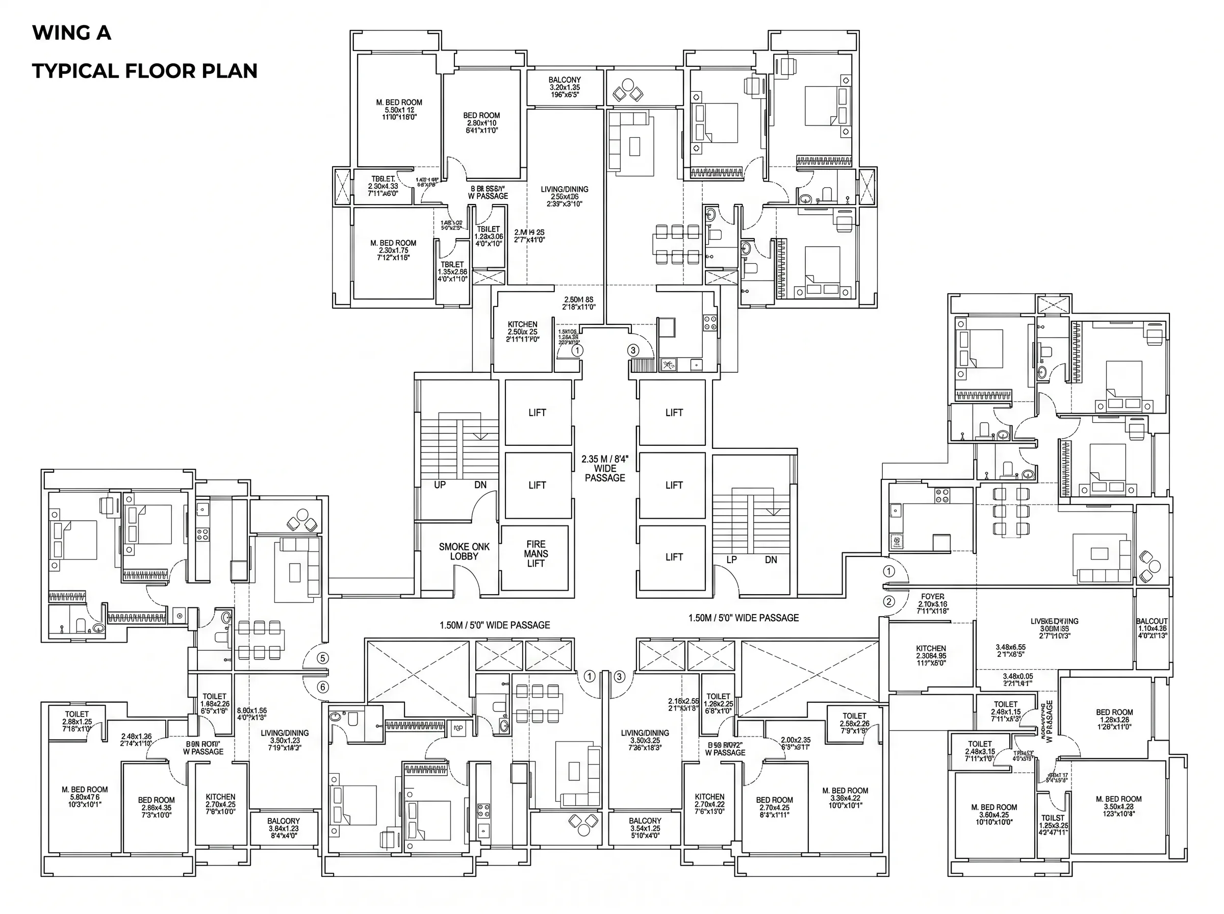 Dosti 604 floor plan 3