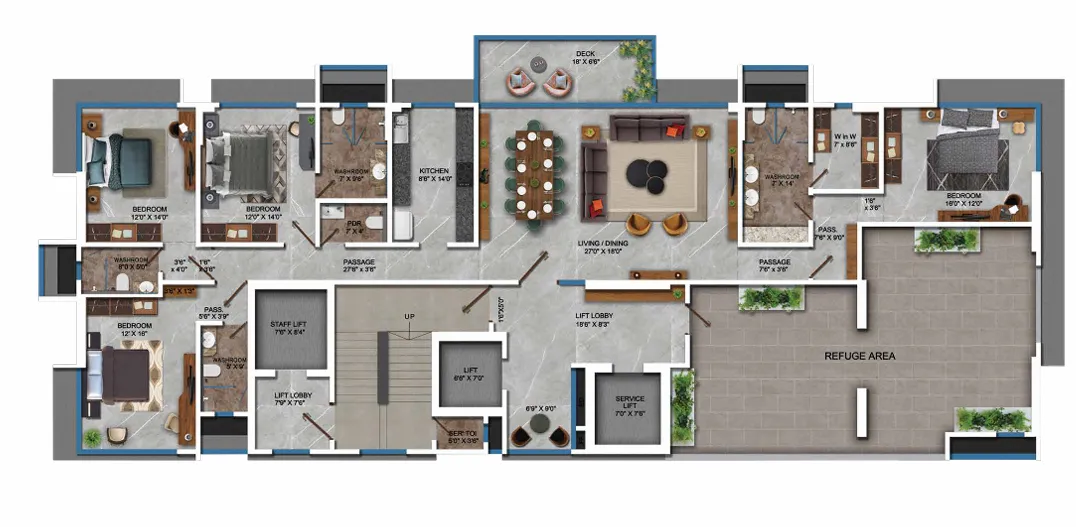 Ekta Elitus floor plan 1