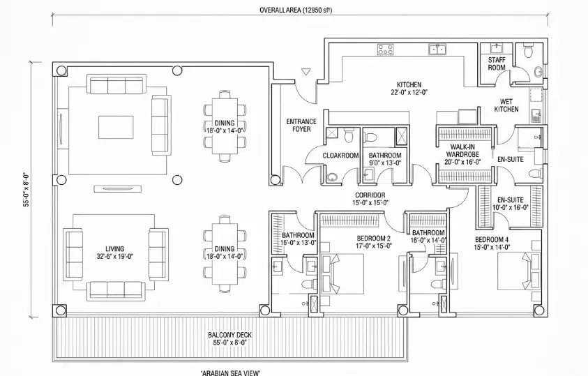 El Dorado floor plan 1