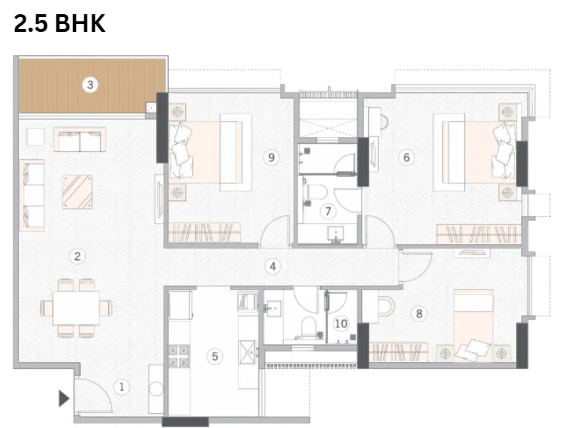 Esquina Private Residences floor plan 1