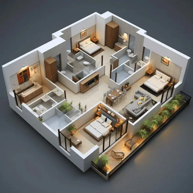 Godrej Trilogy floor plan 1