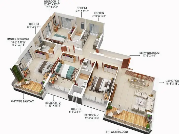 Grand Pallazo floor plan 1