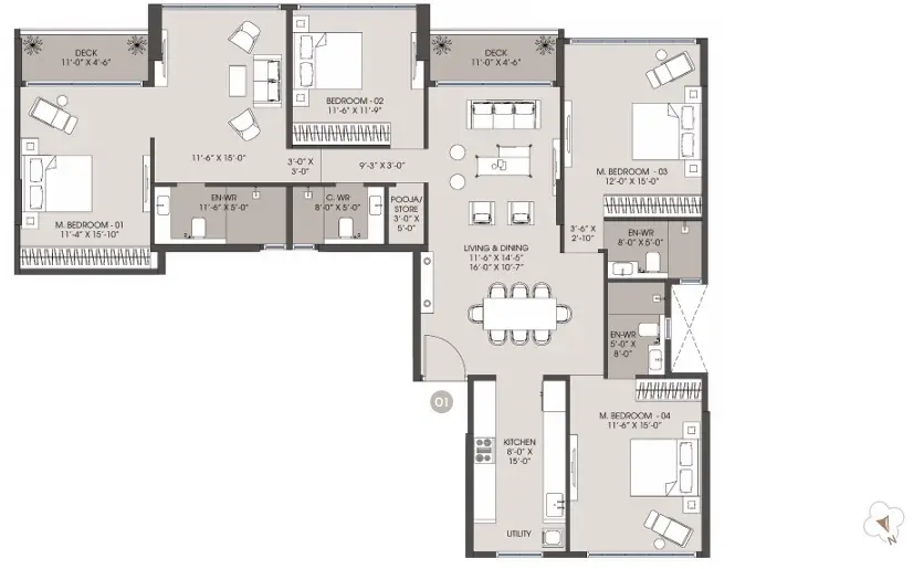 Jade Park floor plan 8
