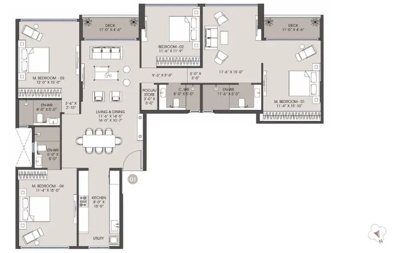 Jade Park floor plan 9