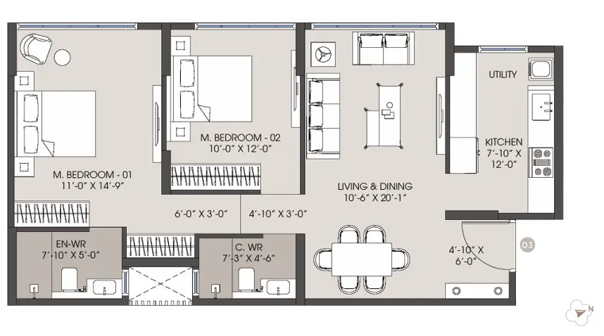 Jade Park floor plan 10