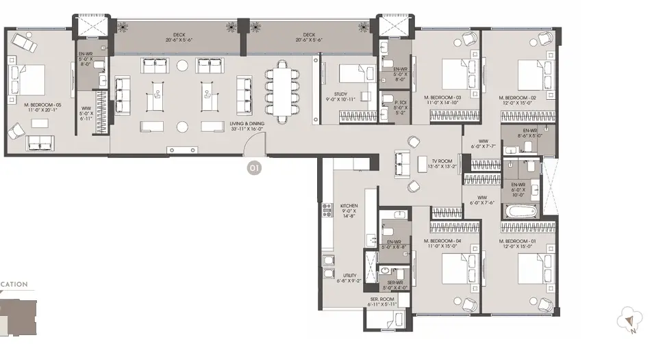 Jade Park floor plan 15