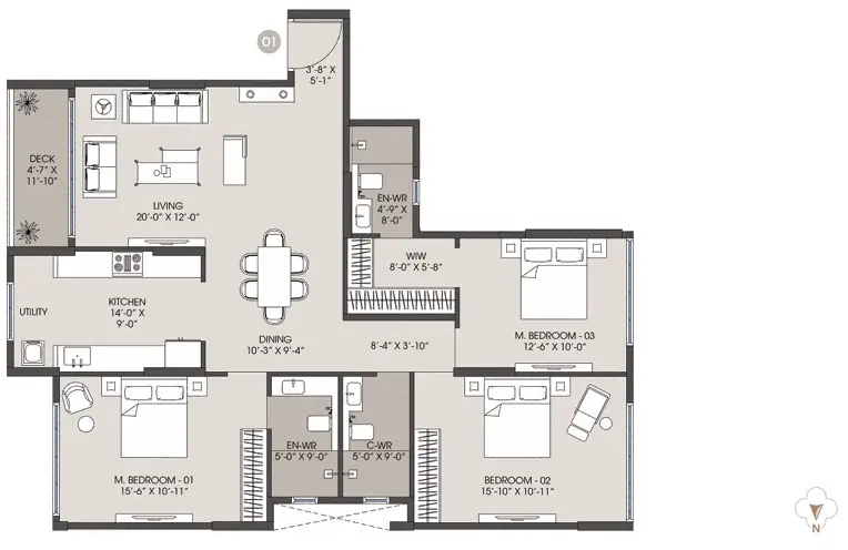 Jade Park floor plan 17