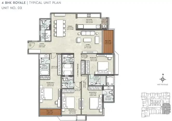 Kalpataru Amare floor plan 5