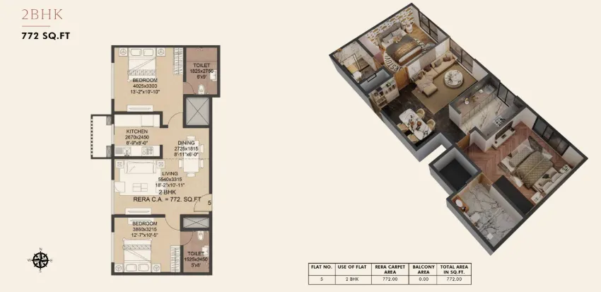 La Mer Residences floor plan 1