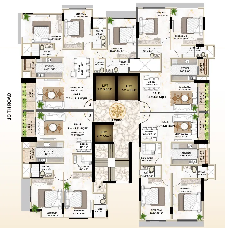 Luminaara floor plan 2