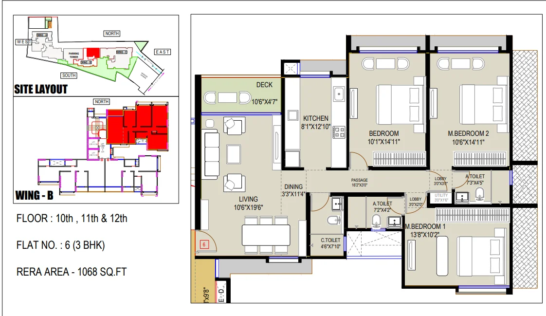 Mesacon Greens floor plan 5
