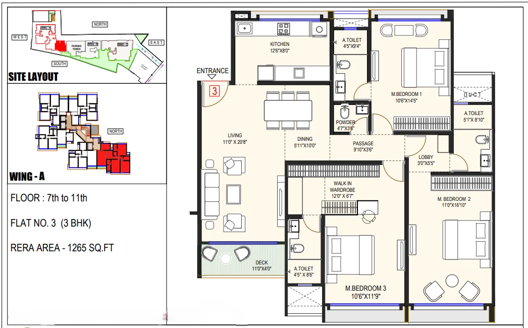 Mesacon Greens floor plan 6