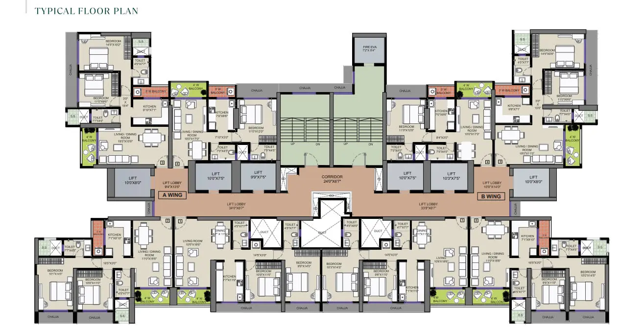 Nandivardhan Monopoli floor plan 1