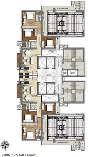 Moraj Opulence floor plan 1