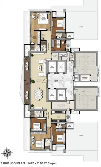 Moraj Opulence floor plan 2