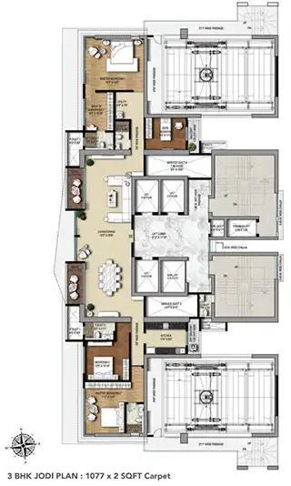 Moraj Opulence floor plan 3