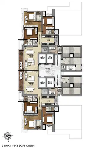 Moraj Opulence floor plan 4