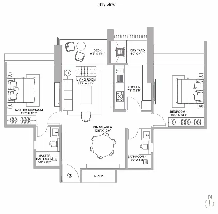Narang Vivenda floor plan 3