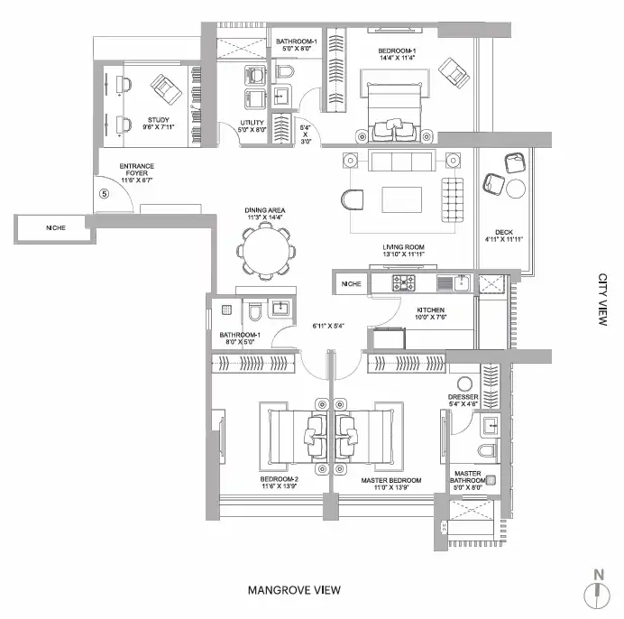 Narang Vivenda floor plan 5