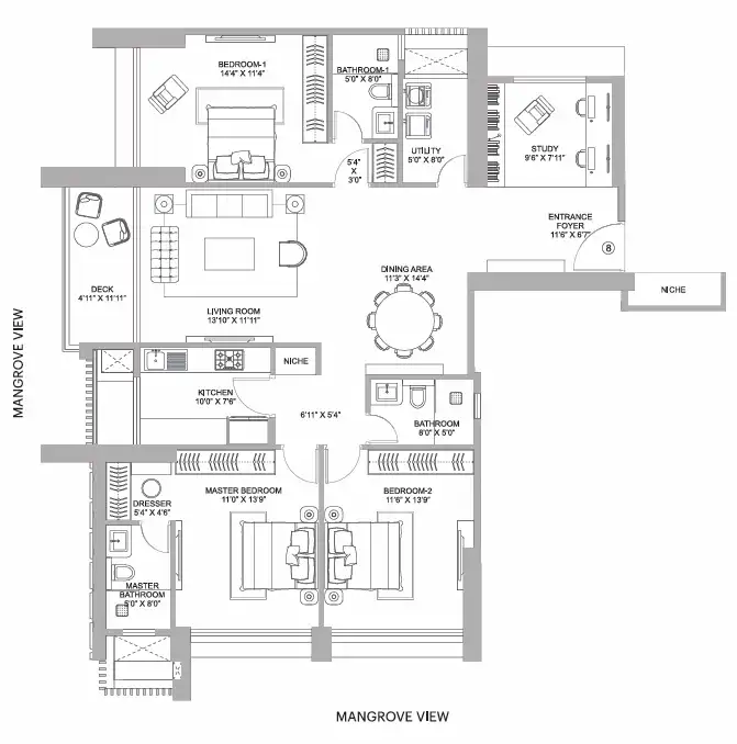Narang Vivenda floor plan 6