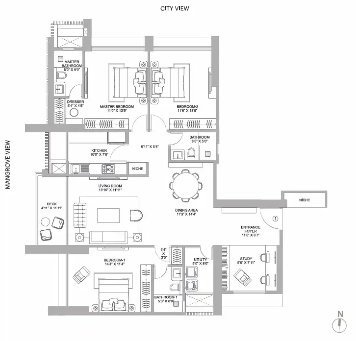 Narang Vivenda floor plan 8