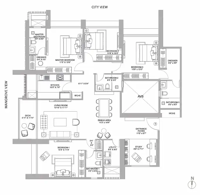 Narang Vivenda floor plan 9