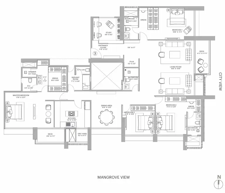 Narang Vivenda floor plan 11