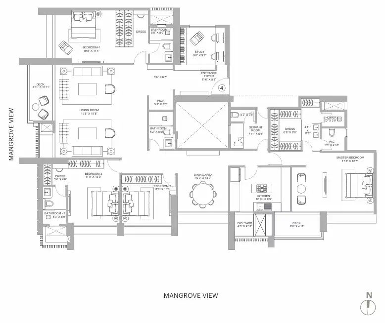 Narang Vivenda floor plan 12